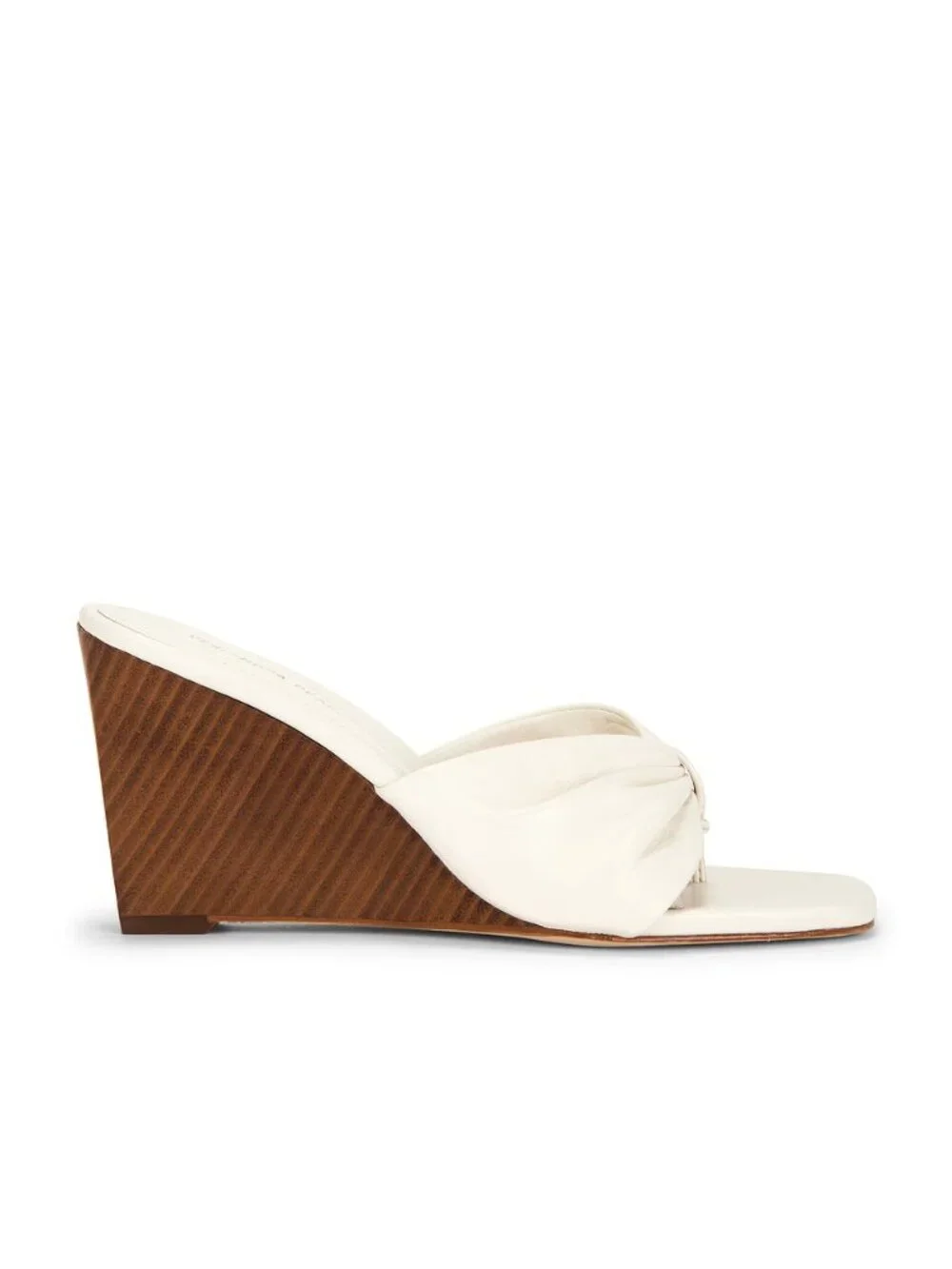 Veronica Beard Tullia Wedge Sandal, Ecru